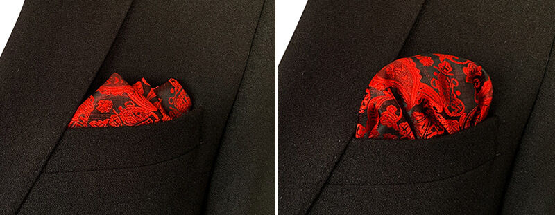Picture of Men's Luxury Polyester Yarn Handkerchief Paisley Suit Pocket Square 25*25cm (1 PS) (FYH-03,Int: One size)