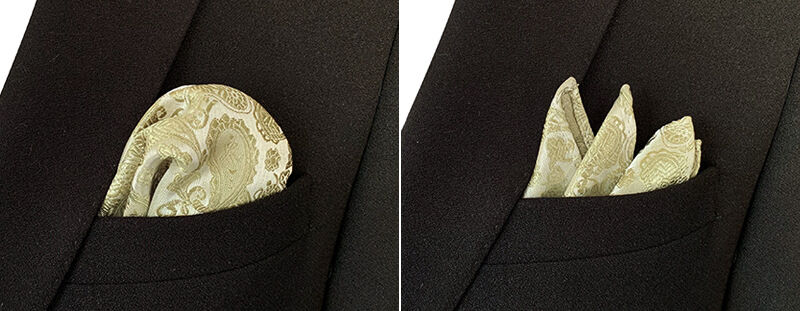 Picture of Men's Luxury Polyester Yarn Handkerchief Paisley Suit Pocket Square 25*25cm (1 PS) (FYH-08,Int: One size)