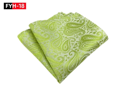 Picture of Men's Luxury Polyester Yarn Handkerchief Paisley Suit Pocket Square 25*25cm (1 PS) (FYH-18,Int: One size)