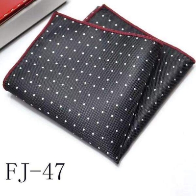 Picture of Men's Luxury Polyester Yarn Handkerchief Paisley Suit Pocket Square 25*25cm (1 PS) (FJ-47,Int: One size)
