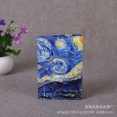 Picture of Passport's Multi Color Protective Passport Cover (Starry Night)