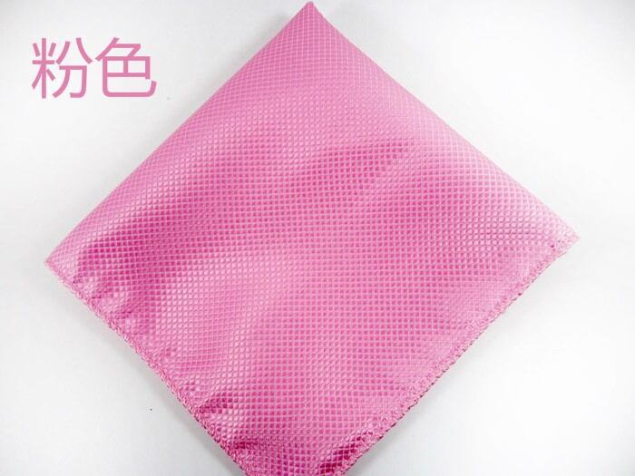 Picture of Light Pattern Solid Color Pocket Square – 23x23cm Men’s Suit Pocket Scarf (1Pc) (Pink,Int: One size)