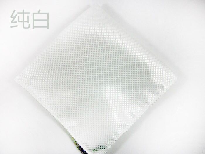 Picture of Light Pattern Solid Color Pocket Square – 23x23cm Men’s Suit Pocket Scarf (1Pc) (White,Int: One size)