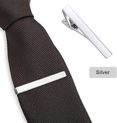 Picture of Plain Design Metal Formal & Casual Tie Clip For Men (1Ps) (Silver)