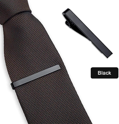 Picture of Plain Design Metal Formal & Casual Tie Clip For Men (1Ps) (Black)