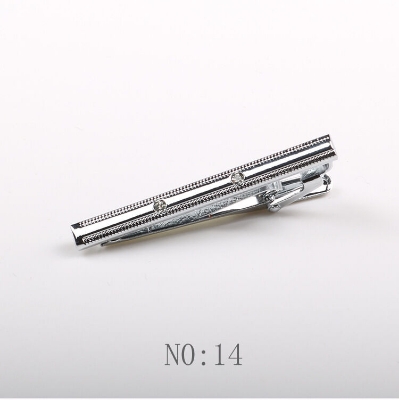 Picture of Elegant Men's Business Formal Silver Metal Tie Clip 5cm - Fashion Accessory (NO : 14,Int: One size)