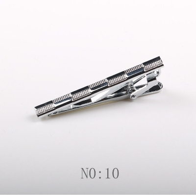 Picture of Elegant Men's Business Formal Silver Metal Tie Clip 5cm - Fashion Accessory (NO-10,Int: One size)