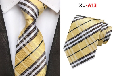 Picture of Burb*rry Check Pattern Neck Tie For Men (1 PS) With Box (XU-A13,Int: One size)