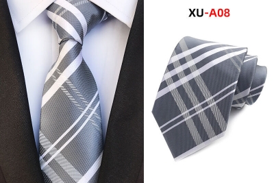 Picture of Burb*rry Check Pattern Neck Tie For Men (1 PS) With Box (XU-A08,Int: One size)