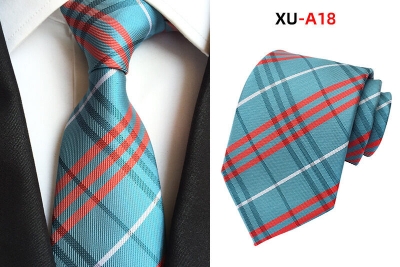 Picture of Burb*rry Check Pattern Neck Tie For Men (1 PS) With Box (XU-A18,Int: One size)