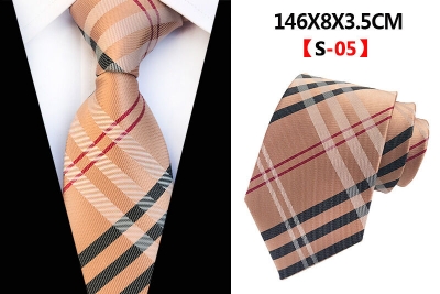 Picture of Burb*rry Check Pattern Neck Tie For Men (1 PS) With Box (XU-A06,Int: One size)