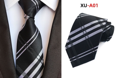 Picture of Burb*rry Check Pattern Neck Tie For Men (1 PS) With Box (XU-A01,Int: One size)
