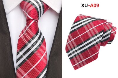 Picture of Burb*rry Check Pattern Neck Tie For Men (1 PS) With Box (XU-A09,Int: One size)