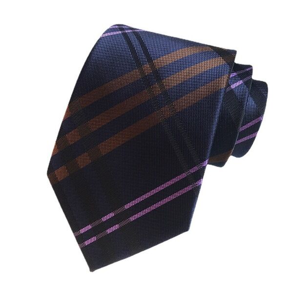 Picture of Burb*rry Check Pattern Neck Tie For Men (1 PS) With Box (XU-A02,Int: One size)