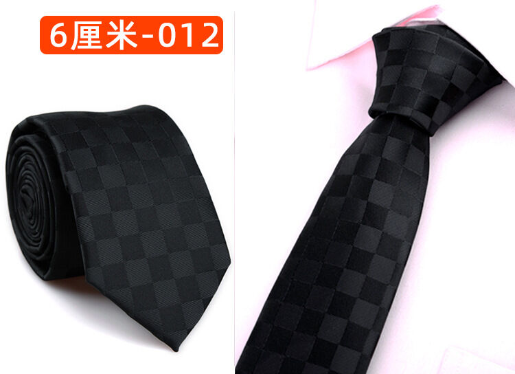 Picture of High Grade Casual Slim Neck Tie For Men 6cm (1Ps) With Box (Design-012,Int: One size)