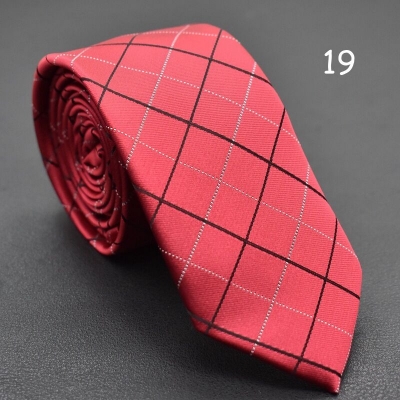 Picture of High Grade Casual Slim Neck Tie For Men 6cm (1Ps) With Box (Design-19,Int: One size)