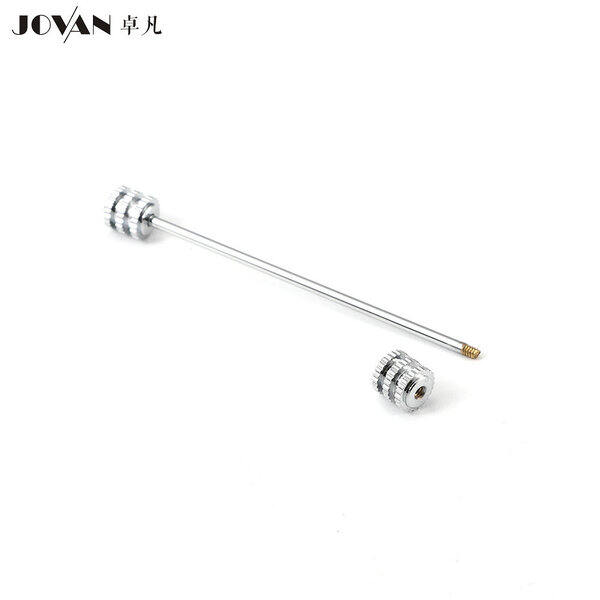 Picture of Round Head Shirt Collar Bar For Men Shirt Fashion Accessories (1ps) (Silver)