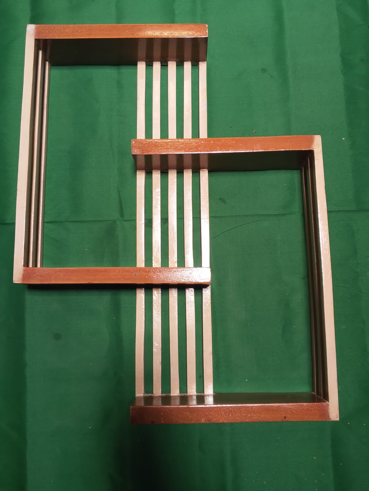 Picture of Kounik Decor Modern Geometric Wooden Wall Shelf