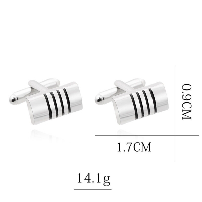 Picture of Men's Cylindrical French Cufflinks Pair Set (1 Pair) (XK1248)
