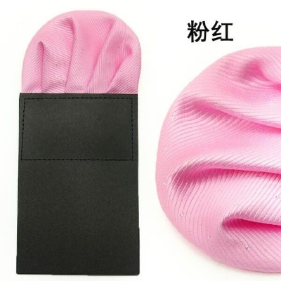 Picture of Readymade FoldedSolid Color Pocket Square For Men Suit Pocket Scarf (1PS) (Pink,Int: One size)