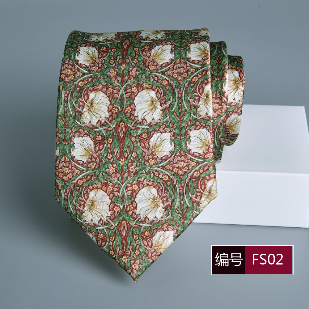 Picture of Printed Polyester Filament Casual Neck Tie for Men – 8 cm (1 Piece) (FS02,Int: One size)