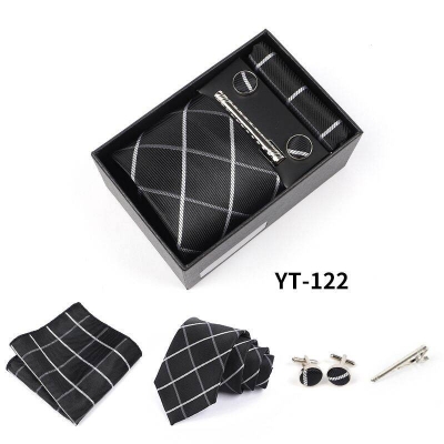 Picture of Men's Fashionable Formal & Casual Neck Tie 4 Item Set Box (1 Set) (YT-122,Int: One size)