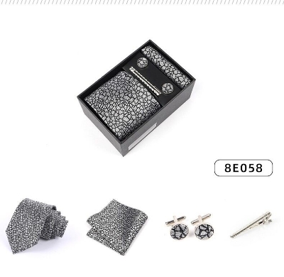Picture of Men's Fashionable Formal & Casual Neck Tie 4 Item Set Box (1 Set) (8E058,Int: One size)