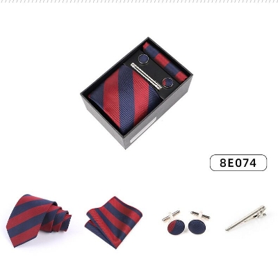 Picture of Men's Fashionable Formal & Casual Neck Tie 4 Item Set Box (1 Set) (8E074,Int: One size)