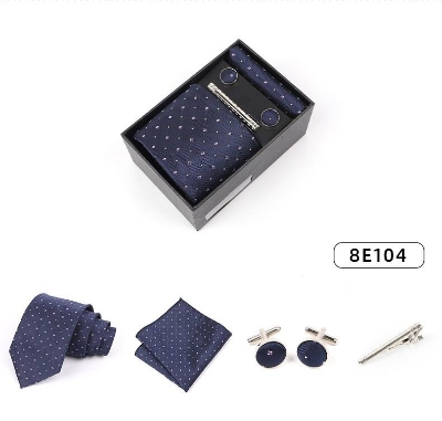 Picture of Men's Fashionable Formal & Casual Neck Tie 4 Item Set Box (1 Set) (8E104,Int: One size)