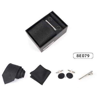 Picture of Men's Fashionable Formal & Casual Neck Tie 4 Item Set Box (1 Set) (8E079,Int: One size)