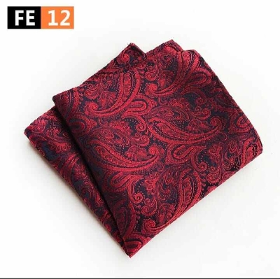 Picture of Men’s Ascot Cravat Tie with Pocket Square – Polyester Silk Scarf (1 Set) (LJ-004,Int: One size)