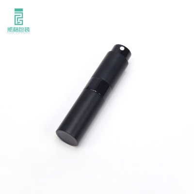 Picture of 10ml Aluminum Refillable Perfume Atomizer Spray Bottle + Nozzle– Portable Travel Size (1pc) (Black)
