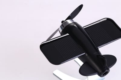 Picture of Solar Aircraft Car Perfume – Solid Aromatherapy Dashboard Ornament & Car Decoration (Black Aircraft)