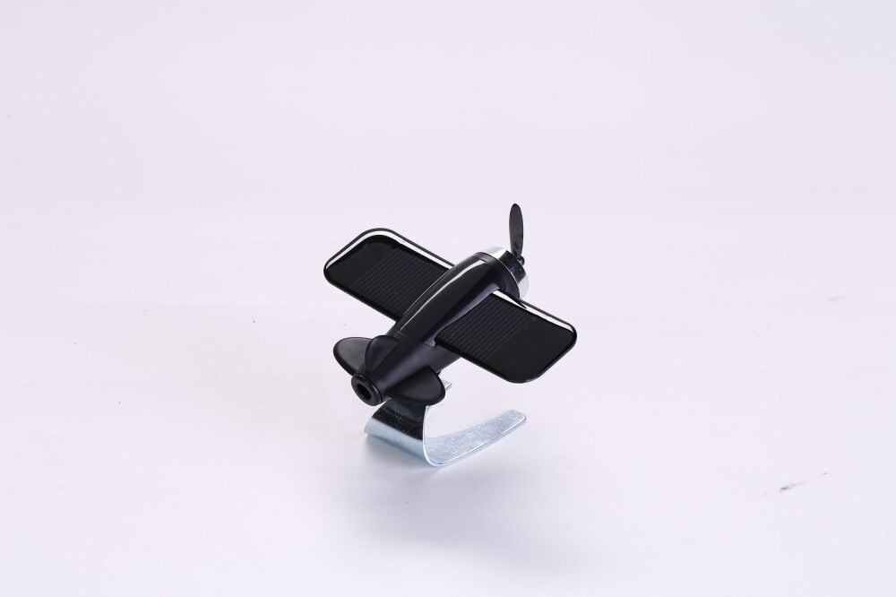 Picture of Solar Aircraft Car Perfume – Solid Aromatherapy Dashboard Ornament & Car Decoration (Black Aircraft)