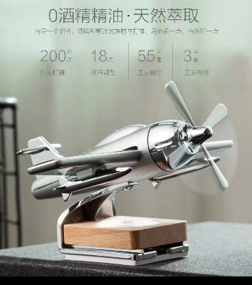 Picture of Solar Aircraft Car Perfume – Solid Aromatherapy Dashboard Ornament & Car Decoration (Ash)