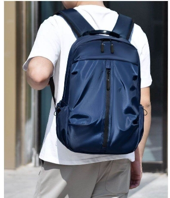 Picture of New Fashion Computer Backpack Men's Leisure Sports Business Travel Backpack (Dark blue)