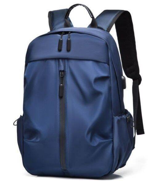 Picture of New Fashion Computer Backpack Men's Leisure Sports Business Travel Backpack (Dark blue)