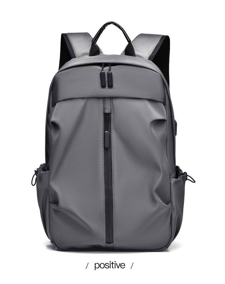 Picture of New Fashion Computer Backpack Men's Leisure Sports Business Travel Backpack (Light Ash)