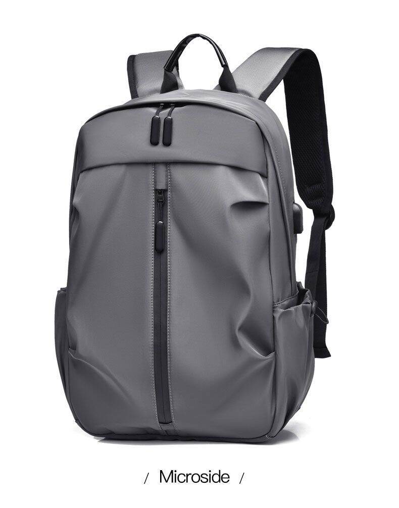 Picture of New Fashion Computer Backpack Men's Leisure Sports Business Travel Backpack (Light Ash)
