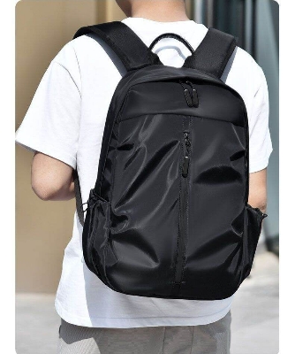 Picture of New Fashion Computer Backpack Men's Leisure Sports Business Travel Backpack (Black)