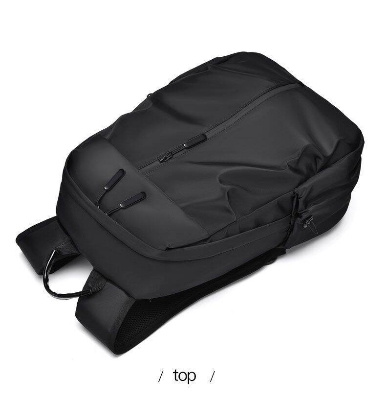 Picture of New Fashion Computer Backpack Men's Leisure Sports Business Travel Backpack (Black)