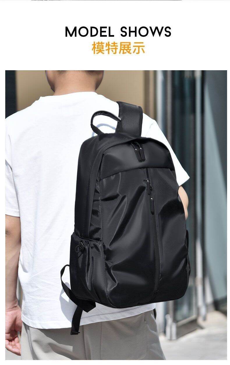 Picture of New Fashion Computer Backpack Men's Leisure Sports Business Travel Backpack (Black)