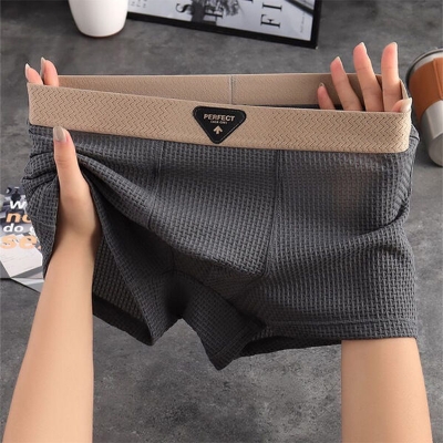 Picture of Ice Silk Thin Breathable Summer Fashionable Men's Underwear (ASH (75-85 kg),Int:XXXL)