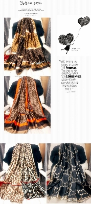 Picture of Printed Satin Silk Scarf - Spring and Autumn new sun protection printing lengthened shawl/Scarf for women (180*90cm) (LJD-017,One size fits all)