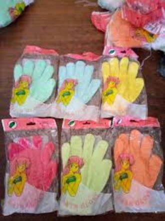 Picture of Single/Double Exfoliating Gloves | Shower Mitt Scrub Gloves for Smooth Bath