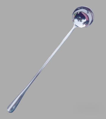 Picture of Steel Long handle Pickle Spoon Round Shape -1 Pieces-23cm/9 Inch