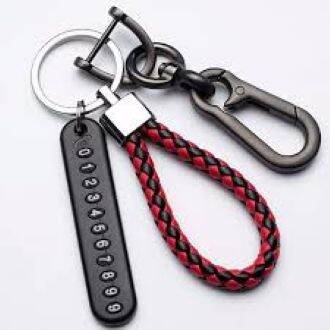 Picture of Special Telephone Number Anti Lost Phone Number Key Ring Keychain for Car and Motorbike