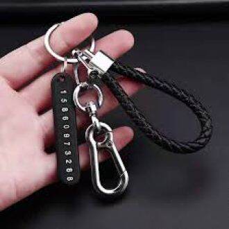 Picture of Special Telephone Number Anti Lost Phone Number Key Ring Keychain for Car and Motorbike