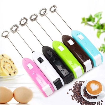Picture of Mini Coffee Milk / Egg Beater Electric Foam Hand Blender Mixer Classic Sleek Design Froth Whisker Latte Maker for Milk,Coffee, Beater,Juice,Cafe Latte,Cappuccino FILPO Mini Coffee Milk Egg Beater-Multicolor