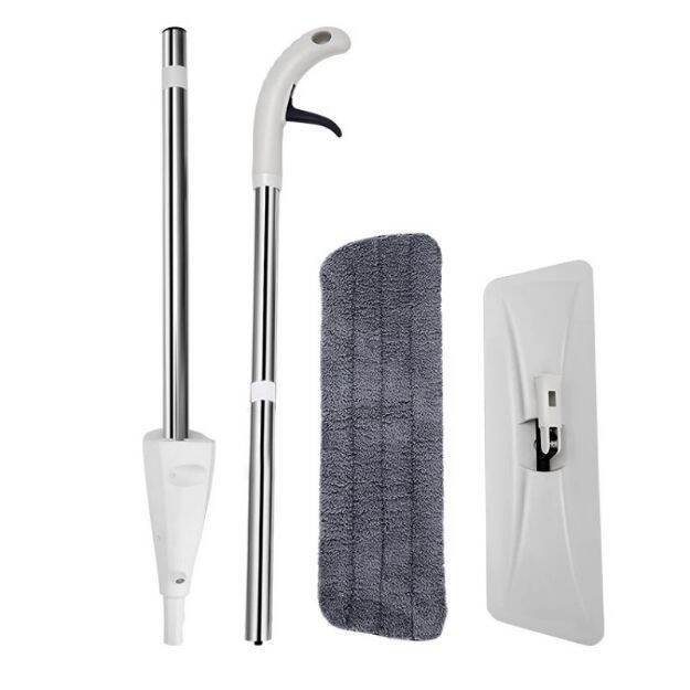 Picture of Healthy water Spray Mop - Floor Mop with Removable Washable Cleaning Pad and Integrated Water Spray Mechanism-White